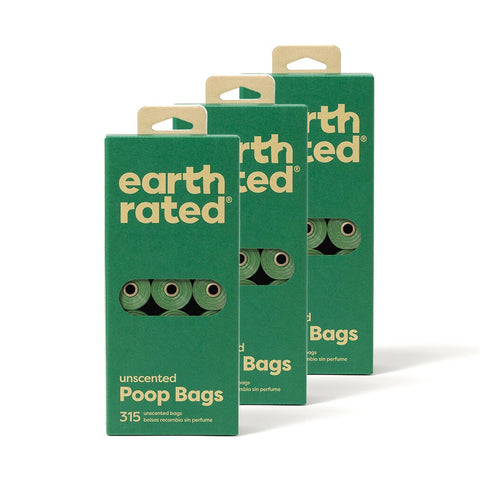 Earth Rated Refill Poepzakjes (3 × 315 st.)