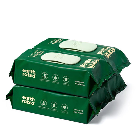 Earth Rated Grooming Wipes (4 × 100 st.)