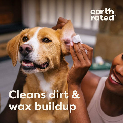 Earth Rated Hypoallergenic Dog Ear Wipes - Puppy Village.nl