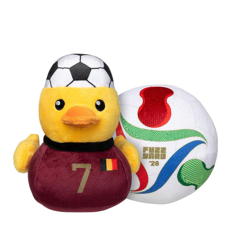 FuzzYard WK 2026 – Belgium Duck + Match Ball