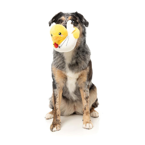 FuzzYard Valentine’s Cupid Duck – pluche Valentijns hondenspeeltje met pieper en engelenvleugels