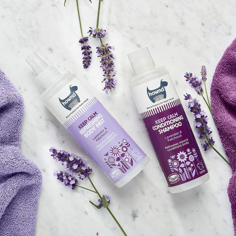 HOWND Keep Calm Shampoo & Body Mist – natuurlijke hondenshampoo en kalmerende spray met lavendel, ideaal voor nerveuze honden