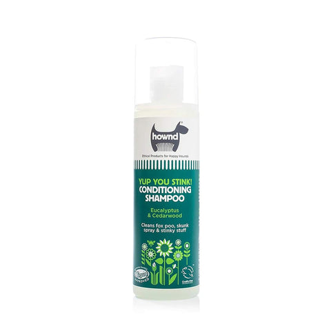 HOWND Yup You Stink! hondenshampoo – natuurlijke shampoo voor honden tegen stank en vieze geurtjes zoals koeienpoep, urine en slootgeur (250 ml)
