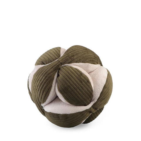 Lambwolf Collective MONTI Crinkly + Squeaky Snuffle Ball – Pine