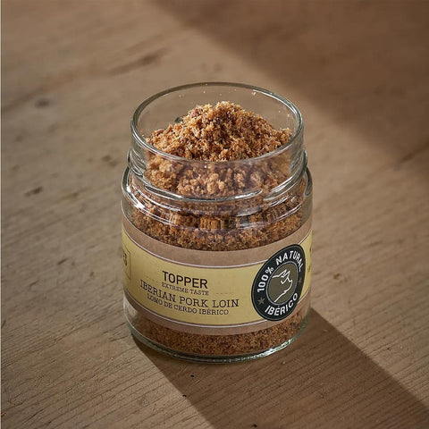 Mr. Bones Topper – Ibérico Varkenshaas open pot – natuurlijke monoproteïne topper voor honden, rijk aan enkelvoudig onverzadigde vetzuren