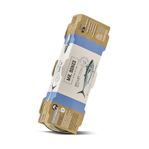 Mr. Bones Fresh Topper – Atlantische Kogeltonijn – 100% natuurlijke, sappige maaltijdverrijker voor honden, rijke bron van omega-3 en perfect als smakelijke toevoeging aan brokken, natvoer of BARF-maaltijden