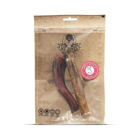 Mr. Bones Bullepezen – kauwsnack hond, bullepees, 100% rund, natuurlijk gedroogd