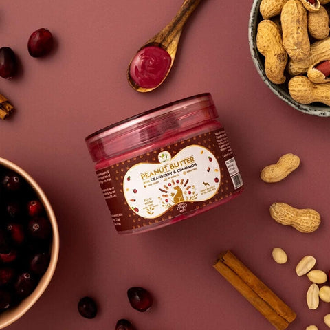 Pawfect Peanut Butter - Cranberry & Cinnamon (275 gr.) - Puppy Village.nl