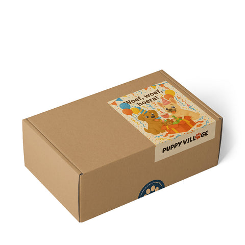 Verjaardag Verrassingsbox – Woef, Woef, Hoera!