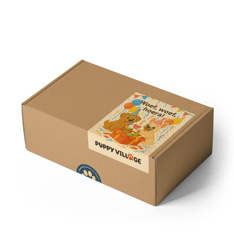 Verjaardag Verrassingsbox – Woef, Woef, Hoera!