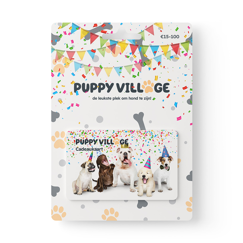 Puppy Village.nl e-Cadeaukaart (Verjaardag) - Puppy Village.nl