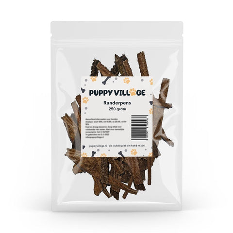 Puppy Village Runderpens (250 gr.) - Puppy Village.nl
