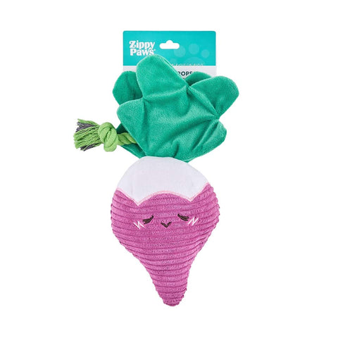 ZippyPaws Crinkle Crops – Radish - Puppy Village.nl