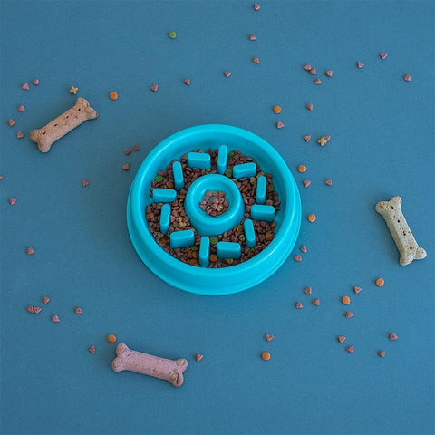ZippyPaws Happy Bowl Slowfeeder - Donut - Puppy Village.nl