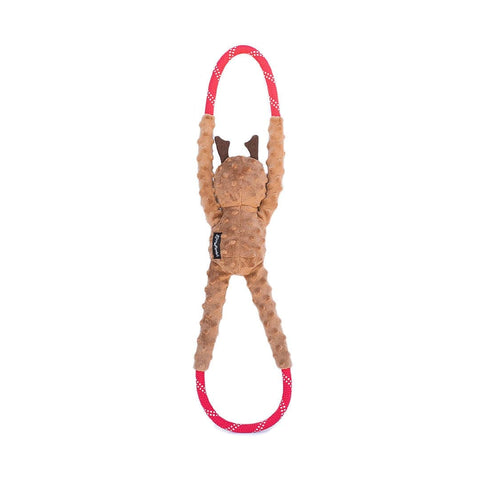ZippyPaws Holiday RopeTugz - Reindeer - Puppy Village.nl