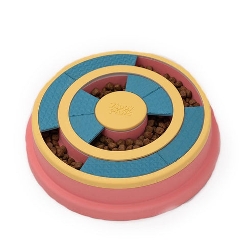 ZippyPaws SmartyPaws Puzzler/Feeder Bowl - Wagging Wheel - Puppy Village.nl