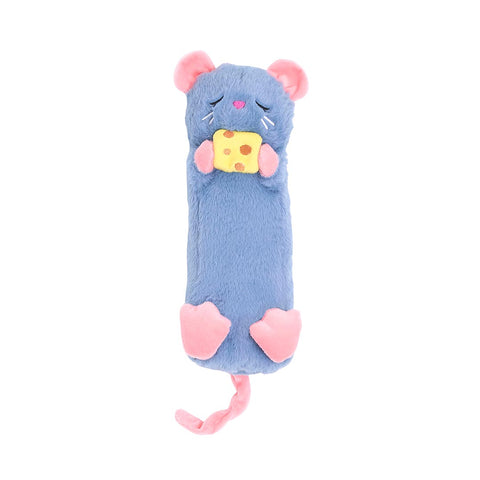 ZippyPaws Snooziez with Shhhqueaker – Mouse