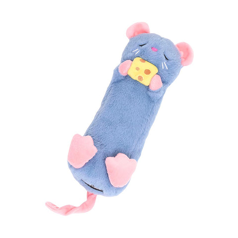 ZippyPaws Snooziez with Shhhqueaker – Mouse