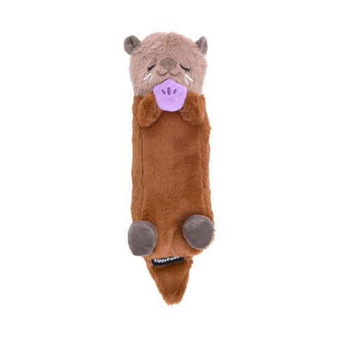 ZippyPaws Snooziez with Shhhqueaker – Otter