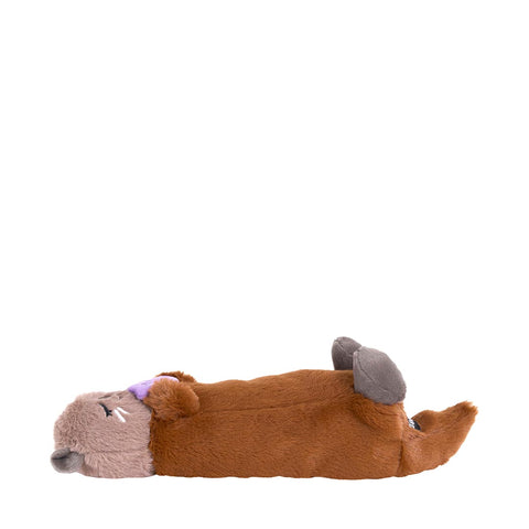 ZippyPaws Snooziez with Shhhqueaker – Otter