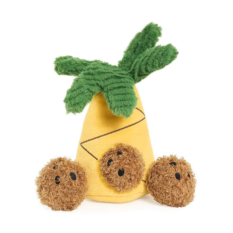 ZippyPaws Zippy Burrow – Coconuts in Palm Tree