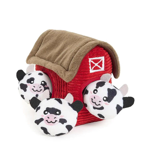 ZippyPaws Zippy Burrow – Cow Barn