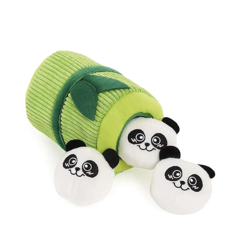 ZippyPaws Zippy Burrow – Pandas in Bamboo