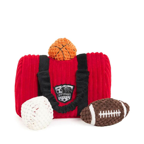 ZippyPaws Zippy Burrow – Red Gym Bag