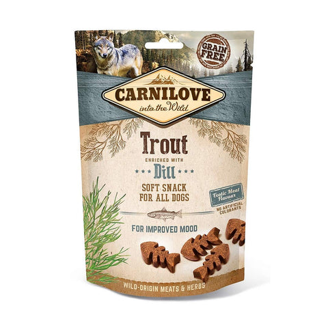 Carnilove Soft Treats - Forel & Dille - Puppy Village.nl