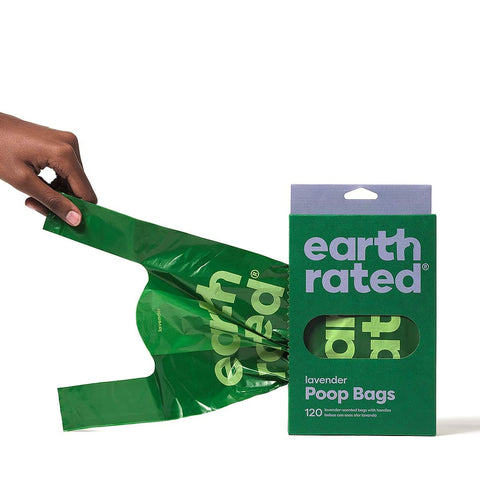 Earth Rated Easy-Tie Hondenpoepzakjes (Lavendel) - Puppy Village.nl