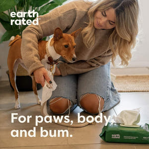 Earth Rated Hypoallergenic Dog Grooming Wipes - Puppy Village.nl