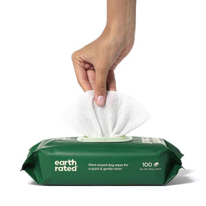 Earth Rated Hypoallergenic Dog Grooming Wipes - Puppy Village.nl