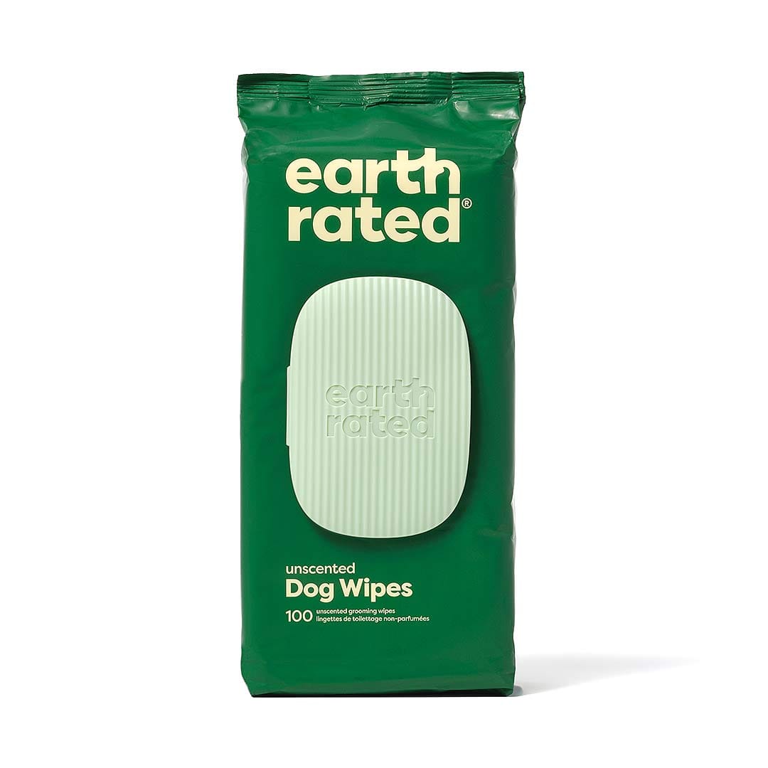 Earth Rated Hypoallergenic Dog Grooming Wipes - Puppy Village.nl