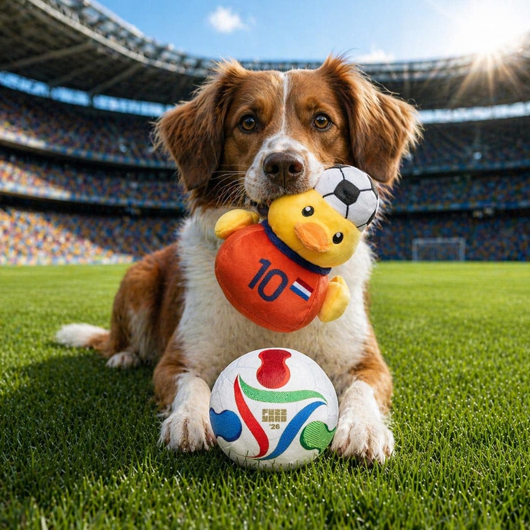 FuzzYard WK 2026 – Holland Duck + Match Ball