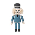 FuzzYard LIFE Nutcracker – pluche kerst hondenspeeltje in de vorm van een klassieke notenkraker met navy uniform en rode details