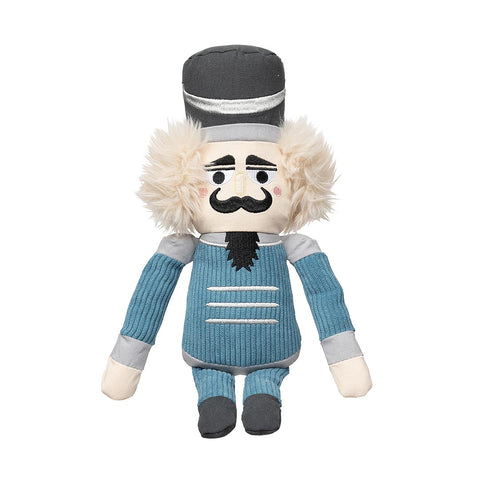 FuzzYard LIFE Nutcracker – kerst hondenspeeltje van FuzzYard met borduurdetails, pluizige bakkebaarden en feestelijk design