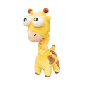 FuzzYard Neck Minnits – Neckholas the Giraffe pluche hondenspeeltje met grote ogen, lange elastische nek en vrolijke vlekken