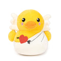 FuzzYard Valentine’s Cupid Duck – pluche hondenspeeltje met engelenvleugels en geborduurde details