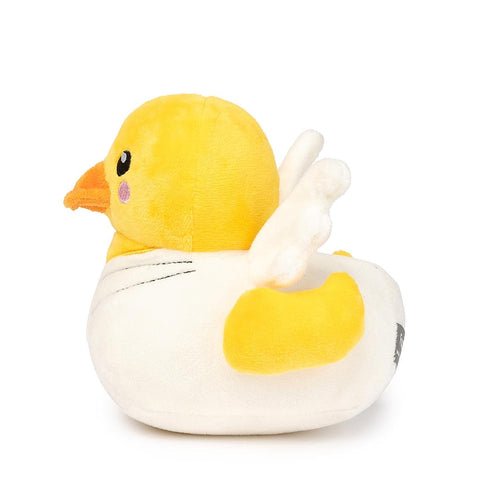 FuzzYard Valentine’s Cupid Duck – pluche hondenspeeltje in de vorm van een eend met engelenvleugels
