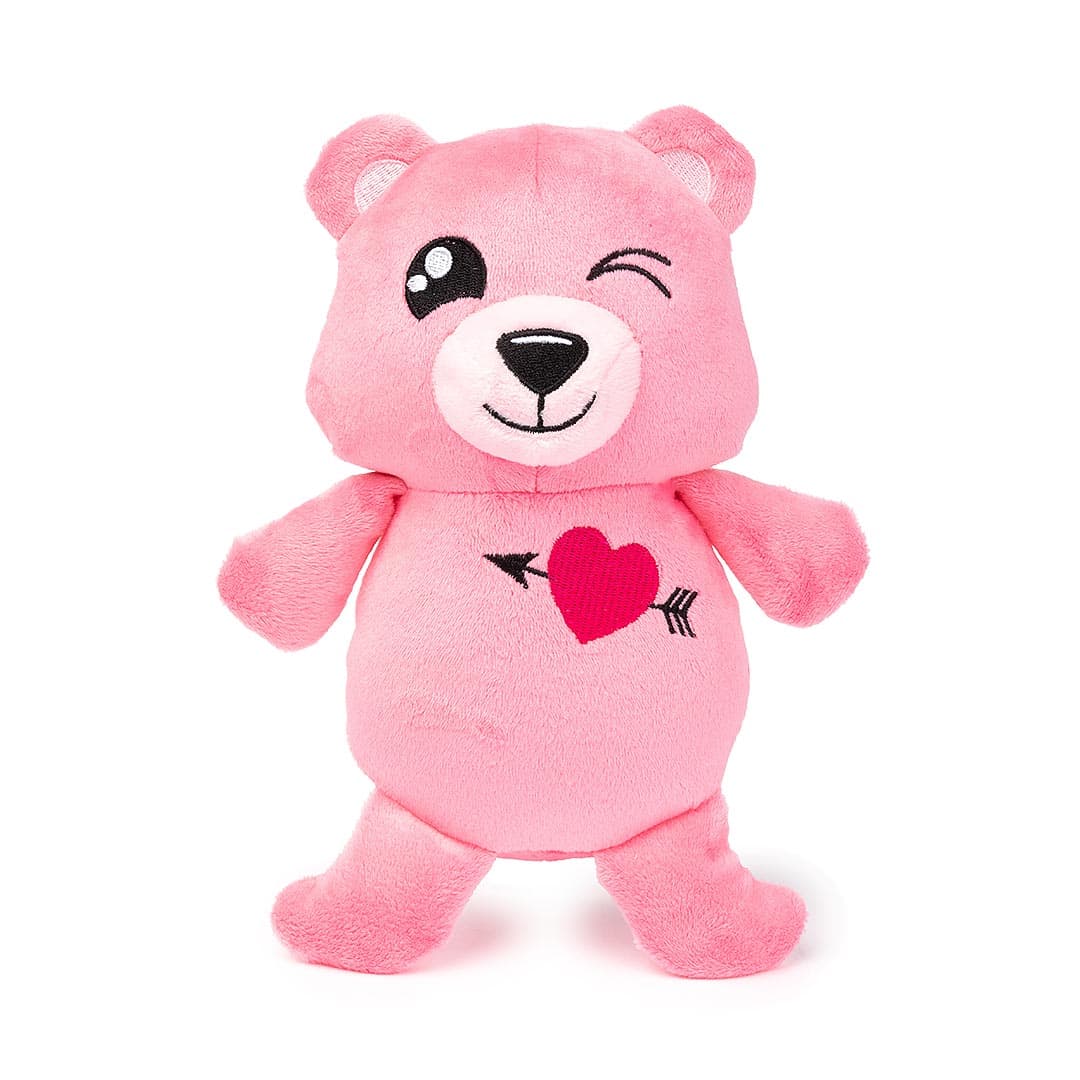FuzzYard Valentine’s Nothin’ Butt Love Bear – pluche Valentijns hondenspeeltje met geborduurd hart en pijl