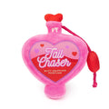 FuzzYard Valentine’s Tail Chaser Perfume – hartvormig pluche hondenspeeltje met geborduurde tekst “Butt Sniffing Perfume” en roze afwerking