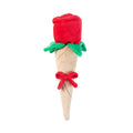 FuzzYard Valentine’s Wrapped Rose – valentijns hondenspeeltje in de vorm van een rode roos met pluche blaadjes en strik