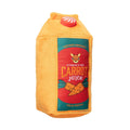 FuzzYard Reindeer Carrot Juice & Carrot pluche hondenspeeltje – oranje sapverpakking met rood dopje en opdruk Vitamin D-eer Carrot Juice