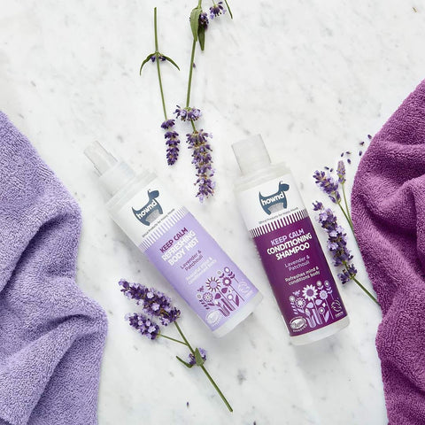 HOWND Keep Calm Shampoo & Body Mist – natuurlijke hondenshampoo en kalmerende spray met lavendel, ideaal voor nerveuze honden