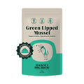 Verpakking van Hackney Dog House Groenlipmossel – natuurlijk supplement voor honden ter ondersteuning van gewrichten en mobiliteit, rijk aan omega-3