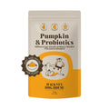Verpakking van Hackney Dog House Pompoen met Probiotica – natuurlijk supplement voor honden, ondersteunt spijsvertering, darmflora en gevoelige darmen