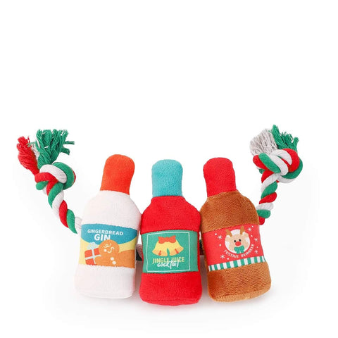 HugSmart Happy Woofmas RopeFunz - Holiday Spirits - Puppy Village.nl