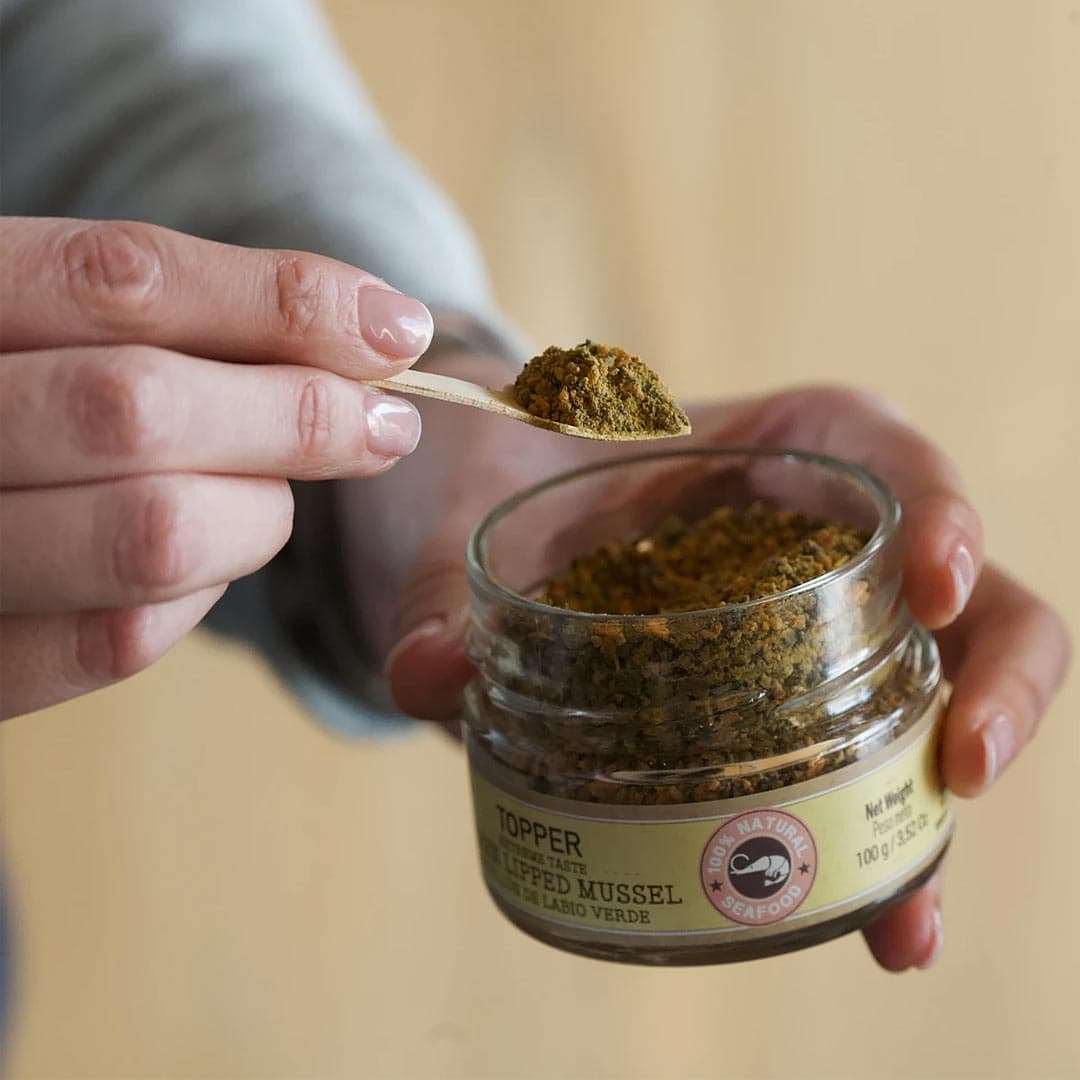 Mr. Bones Topper Groenlipmossel – 100% natuurlijke maaltijdverrijker voor honden, rijk aan omega-3 en gewrichtsondersteuning