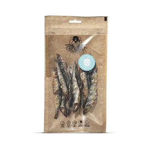 Mr. Bones Atlantische Ansjovissen – hondensnack, hele ansjovis, 100% vis, natuurlijk gedroogd