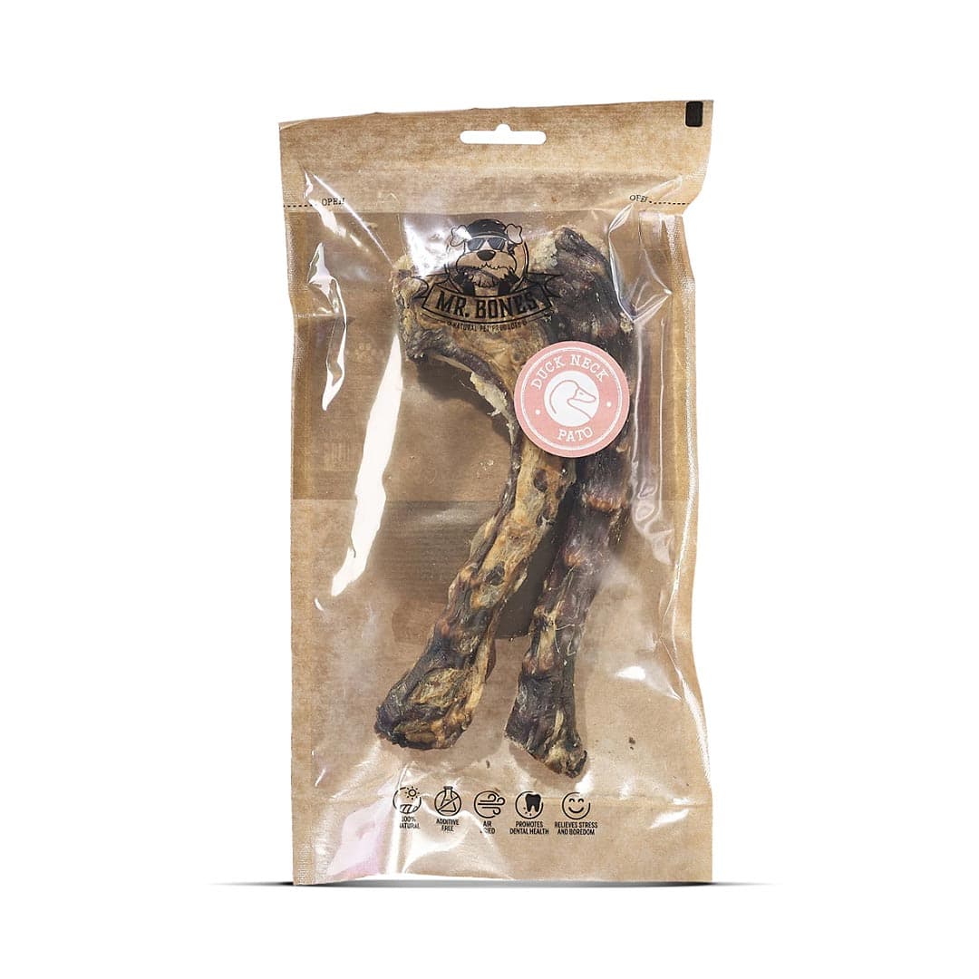 Mr. Bones Eendennekken – kauwsnack hond, eendennekken, 100% eend, natuurlijk gedroogd